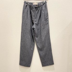 Pre-loved! NORMA THOMPSON Gray Vintage Wool Trousers!